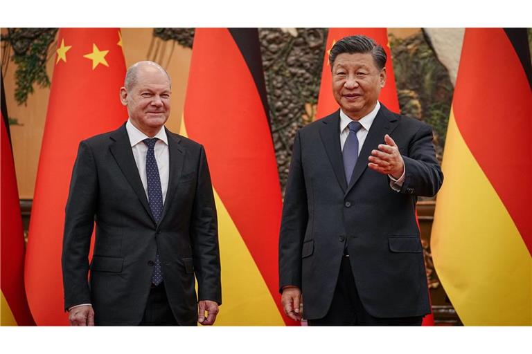 Der deutsche Kanzler Olaf Scholz hat sich in Peking mit dem chinesischen Staatschef Xi Jinping getroffen.