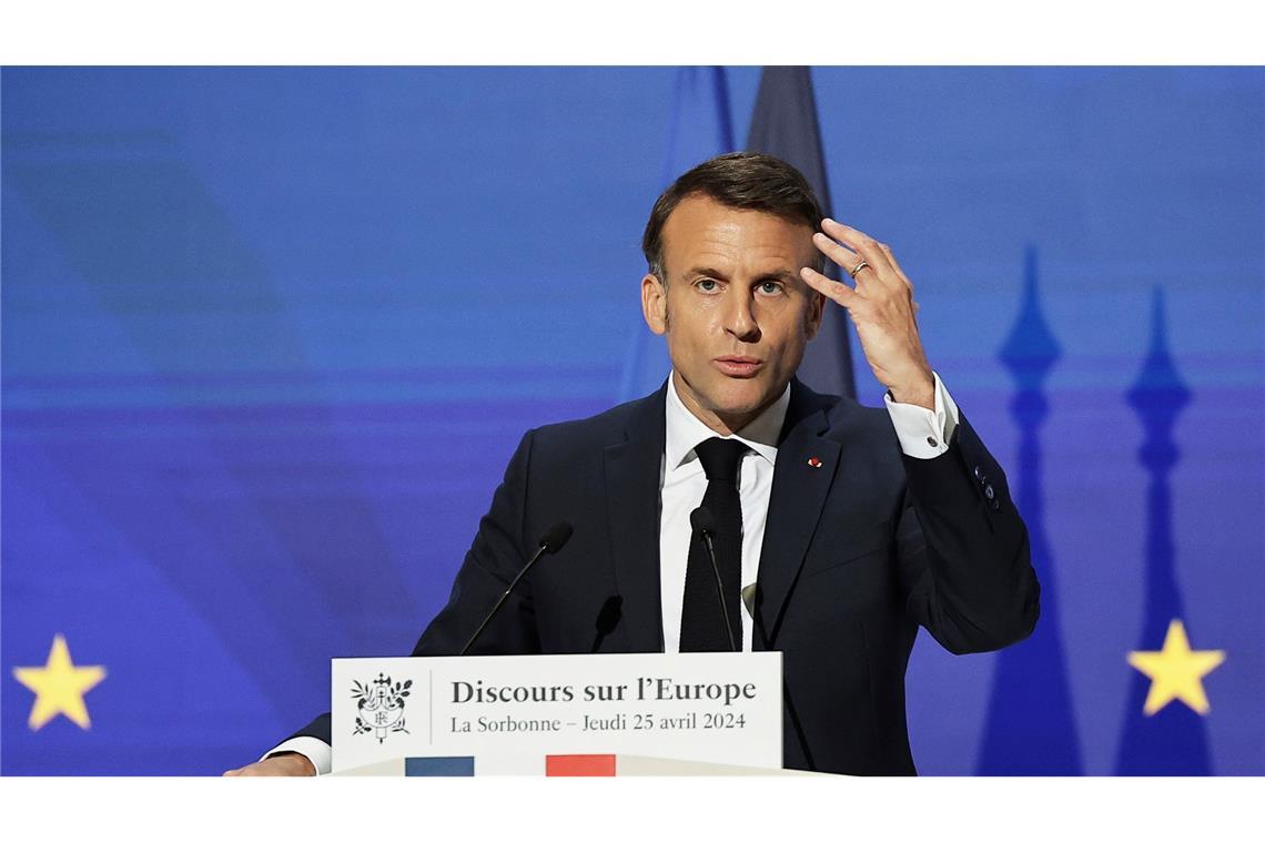 Macron fordert Ruck in der EU - "Europa kann sterben"