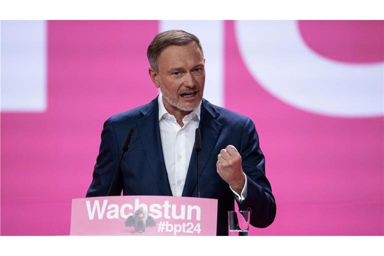 "Die Wirtschaftswende ist das beste Demokratiefördergesetz, das man haben kann": FDP-Chef Christian Lindner.