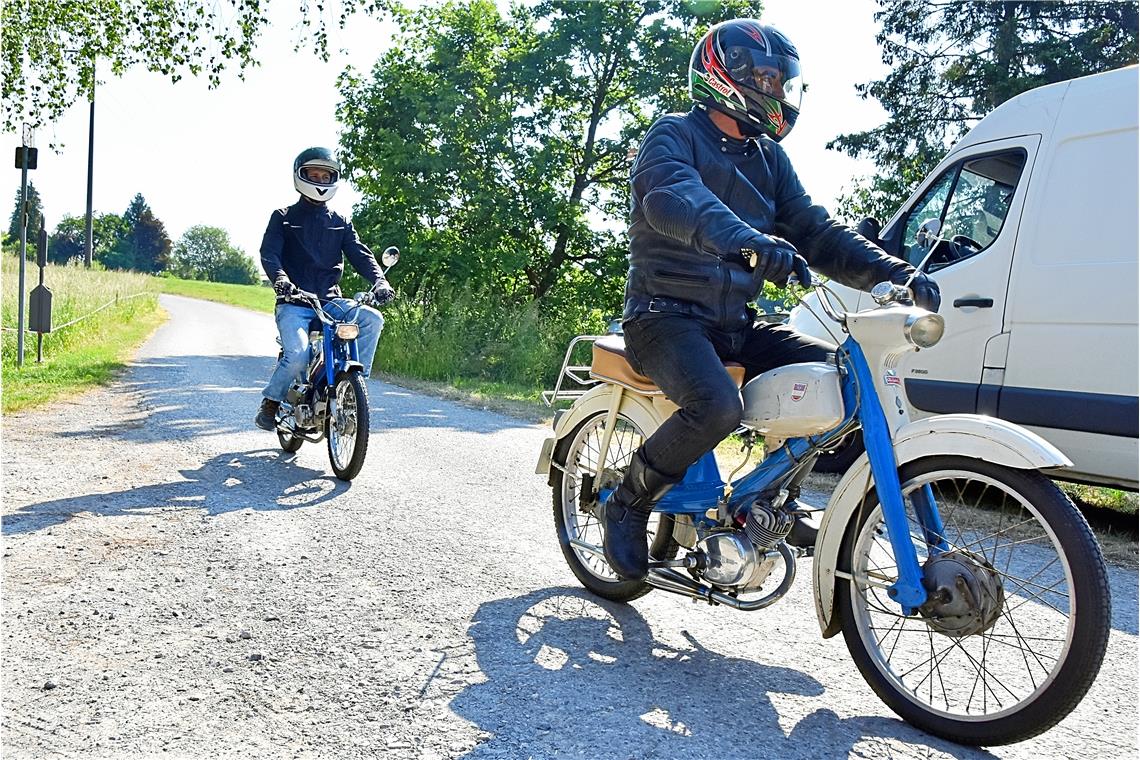 Moped-Event von Munero Start und Ziel: Freizeitgelände Grosserlach,
