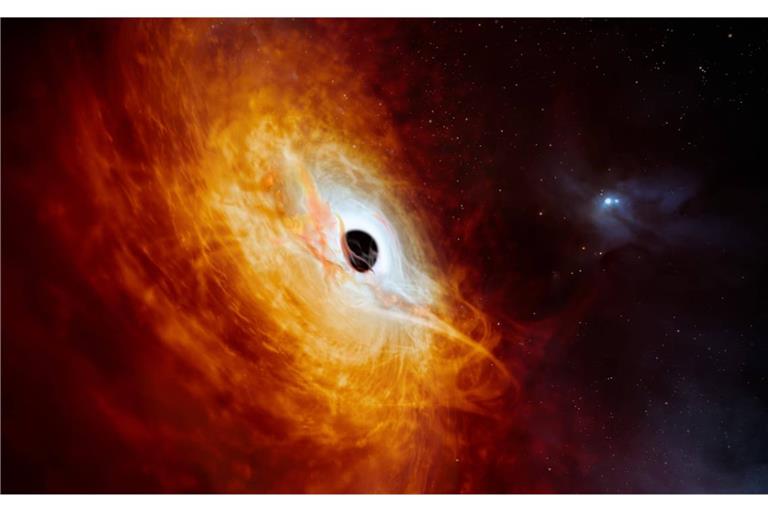 Schwarze Löcher sind Orte ohne Wiederkehr. Die Anziehungskraft dieser kosmischen Schwerkrafttrichter im Raumzeitgefüge ist so stark, dass nichts ihnen entkommen kann.
